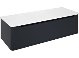 Sapho KERALA umyvadlová skříňka 120x35x47, 5cm, 1x zásuvka, antracit matný KR120-3434
