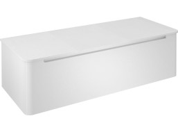 Sapho KERALA umyvadlová skříňka 120x35x47, 5cm, 1x zásuvka, bílá lesk KR120-3030