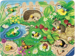 RAVENSBURGER Dřevěná vkládačka Zvířátka 10 dílků