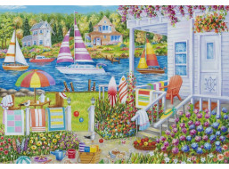 GRAFIKA Puzzle Dům u vody 1000 dílků