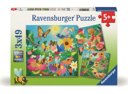 RAVENSBURGER Puzzle Hmyzí kamarádi 3x49 dílků
