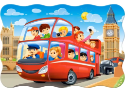 CASTORLAND Puzzle Londýnský autobus MAXI 20 dílků