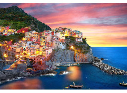 EUROGRAPHICS Puzzle Manarola za soumraku, Itálie 2000 dílků