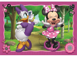 CLEMENTONI Puzzle Minnie a Daisy na procházce MAXI 24 dílků