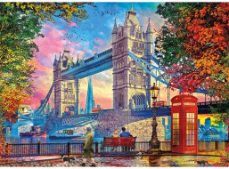 GIBSONS Puzzle Obloha nad Tower Bridge 1000 dílků