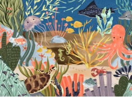 RAVENSBURGER Puzzle Ocean Whimsy 500 dílků