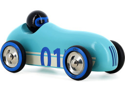 Vilac Dřevěné auto Old Sport Compet tyrkysové
