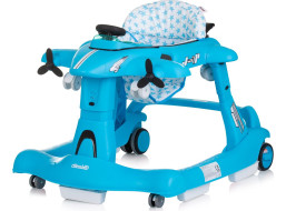 CHIPOLINO Chodítko interaktivní Airplane 3v1 Blue