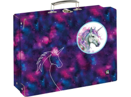 OXYBAG Kufřík hranatý A4 OXY GO Unicorn