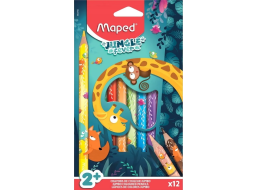 MAPED Pastelky Jungle Fever Jumbo 12ks