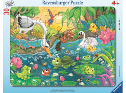 RAVENSBURGER Puzzle Letní radovánky u vody 30 dílků