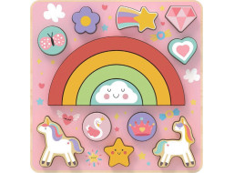 2Kids Toys Balanční puzzle Unicorn 2 v 1