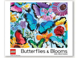 Chronicle Books Puzzle LEGO® Motýli a květiny 1000 dílků
