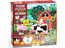 Mudpuppy Podlahové puzzle Kamarádi z farmy 25 dílků
