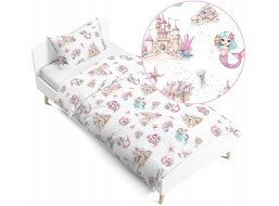 Dětské bavlněné povlečení 140x200 cm BABYMAM PREMIUM - Malé mořské víly