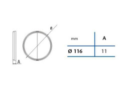 Cata Zpětná klapka 120mm 01920600