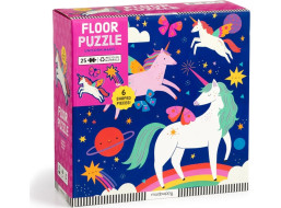 Mudpuppy Podlahové puzzle Kouzelní jednorožci 25 dílků