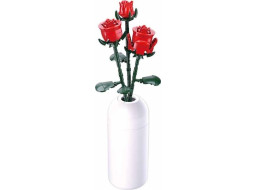 Sluban Flowers M38-B1101-04 Červená růže ve váze