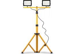 Halogenová LED stavební svítilna na stojanu 2x30W RSL001-30N