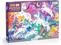 Mudpuppy Puzzle Kouzelní jednorožci 100 dílků
