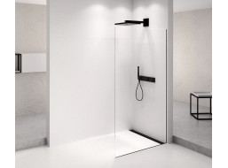 Polysan ARCHITEX BLACK MATT sprchová zástěna 1462mm, čiré sklo AXB150CL