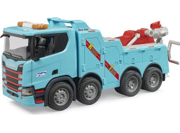 Bruder Scania Super 560R Vyprošťovací a odtahový vůz se zvukem a světlem