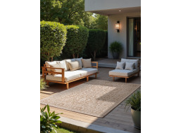 Kusový koberec Duet Kona Beige/White - na ven i na doma