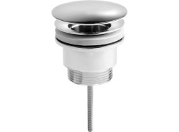 Sapho Umyvadlová výpust 5/4“, neuzavíratelná, velká zátka, 5-65mm, chrom CV3004