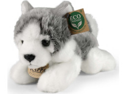 Rappa Plyšový pes husky ležící 20 cm ECO-FRIENDLY