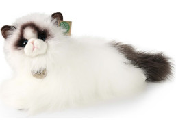 Rappa Plyšová kočka ragdoll ležící 35 cm ECO-FRIENDLY