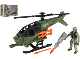 TEDDIES Vojenská sada s helikoptérou