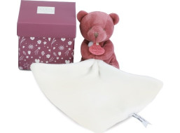 Doudou Můj malý medvídek 10 cm vínový