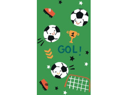 Dětský bavlněný ručník KIDS 30x50 cm - Fotbal