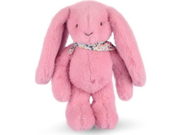 Doudou Plyšový králíček s šátkem růžový 35 cm