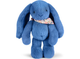 Doudou Plyšový králíček s šátkem modrý 35 cm