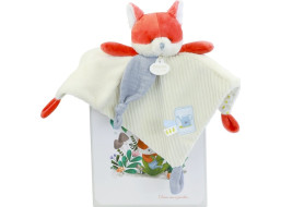 Doudou Dárková sada Plyšový muchláček liška Romarin 27 cm