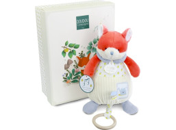 Doudou Dárková sada Plyšová liška Romarin hrající melodii 20 cm