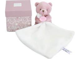 Doudou Můj malý medvídek 10 cm růžový