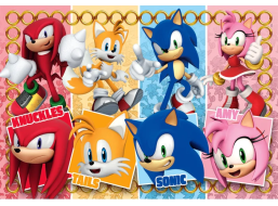 CLEMENTONI Puzzle Ježek Sonic MAXI 60 dílků
