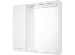 Aqualine ZOJA/KERAMIA FRESH STRIP galerka s LED osvětlením, 60x60x14cm, levá, bílá 45021S
