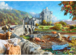 HOP Puzzle Ráno na Skotské vysočině 1000 dílků