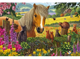 SCHMIDT Puzzle Setkání u výběhu 150 dílků