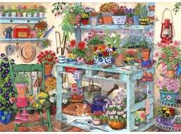 HOP Puzzle V kůlně 1000 dílků