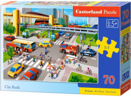CASTORLAND Puzzle Vytížená křižovatka 70 dílků