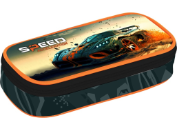 OXYBAG Školní penál etue komfort jednopatrový Auto