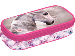 OXYBAG Školní penál etue komfort jednopatrový Kůň romantic
