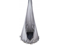 Závěsný vak LILI - ecru/šedý
