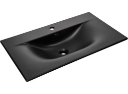 Keramické umyvadlo SKY 81 cm DP - černé matné