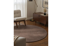 Kusový koberec Eleni Taupe kruh