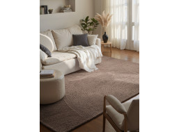 Kusový koberec Eleni Taupe